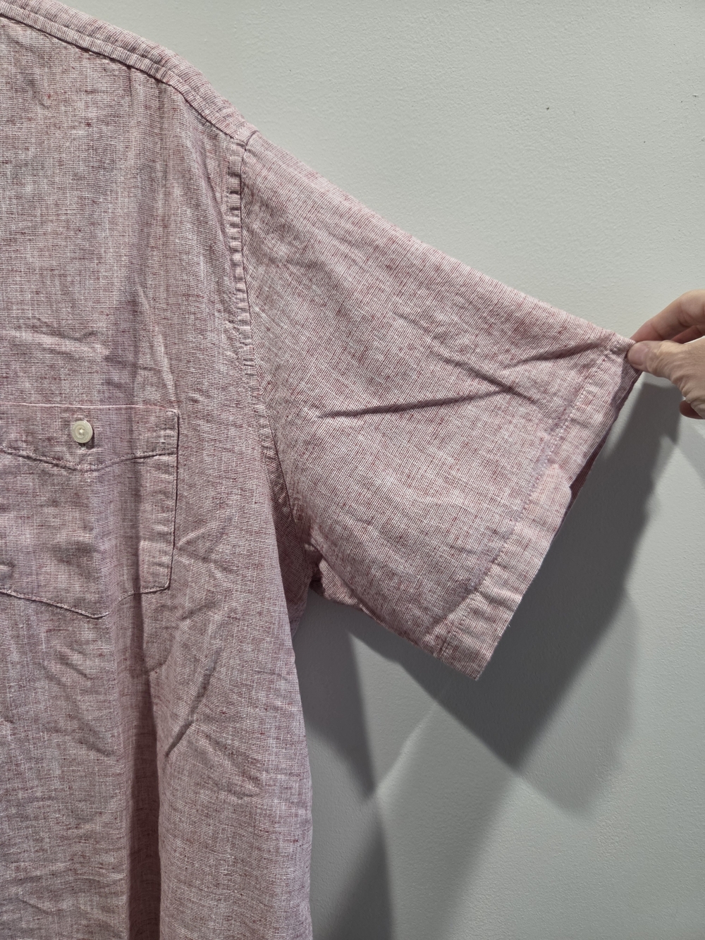 Weatherproof Vintage Men's 2X Washable Linen Button-up Shirt - Picture 9 of 14